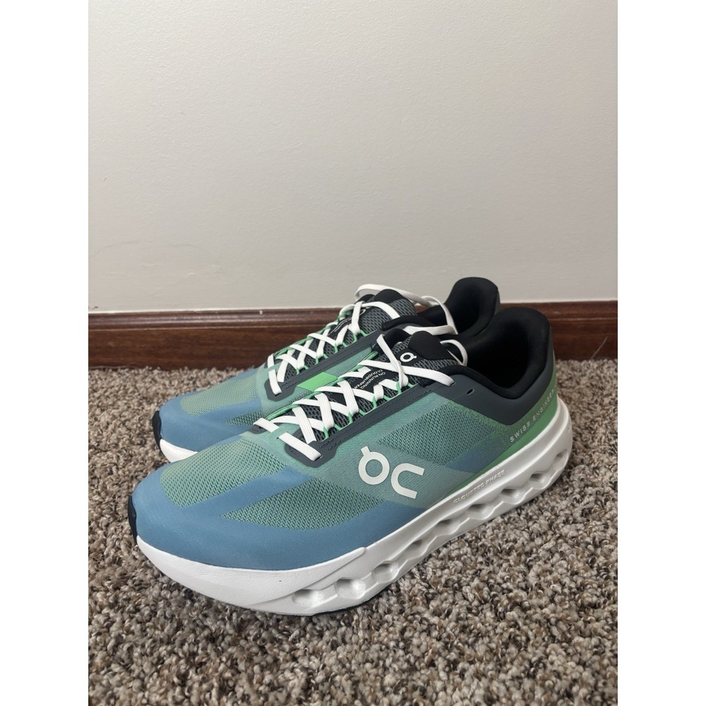Brand New Men's On‎ Running Cloudsurfer Next Honeydew Ivory Green Blue Size 11.5